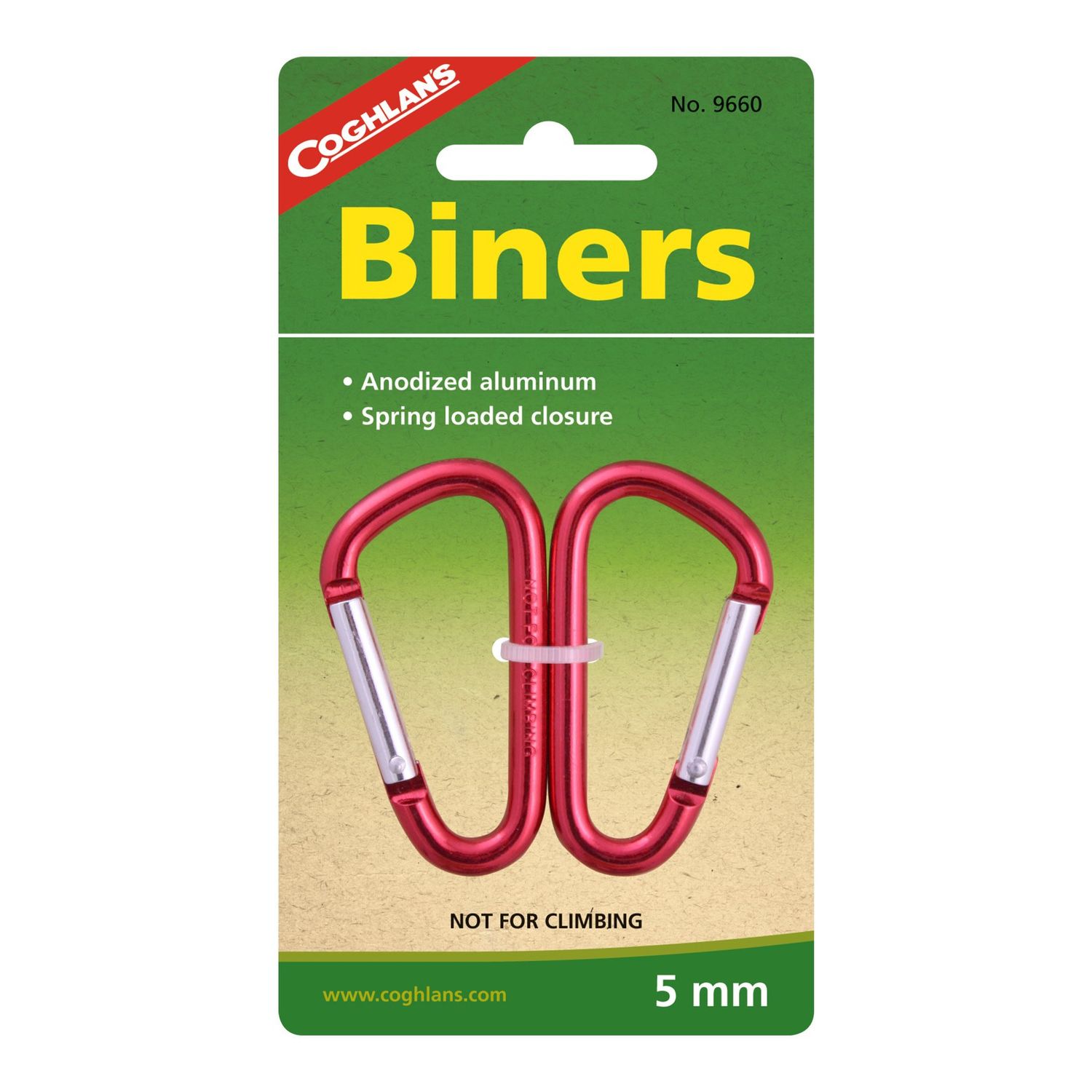 Coghlan&#39;s 5mm Mini Carabiner 2/Pack