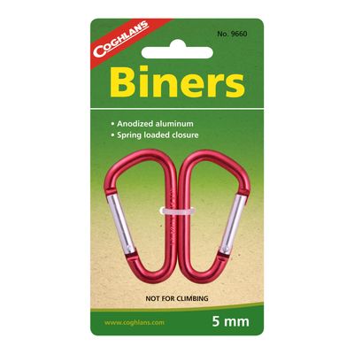 Coghlan&#39;s 5mm Mini Carabiner 2/Pack