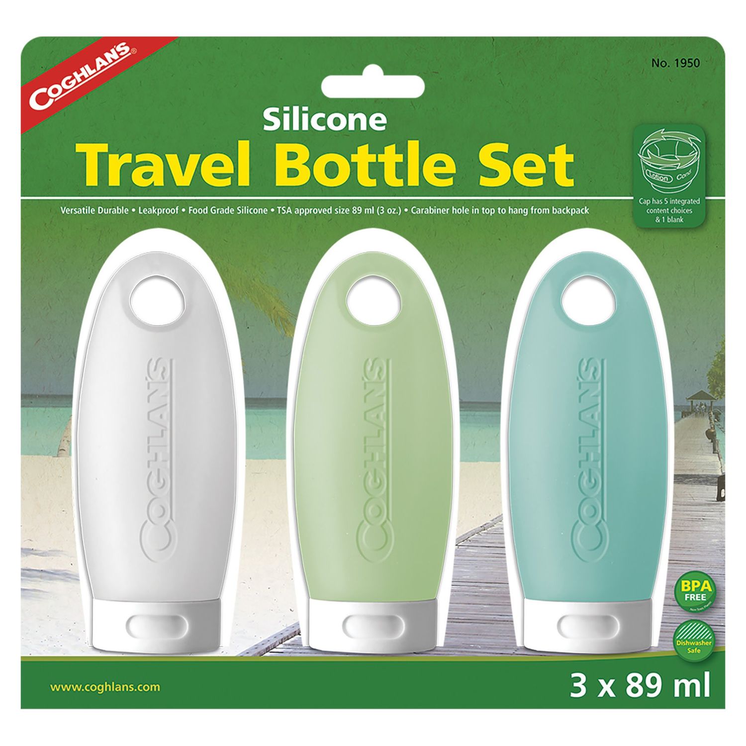 Coghlan&#39;s Silicone Travel Bottles (Set of 3)