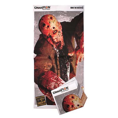 Champion Zombie 2 Visicolor Reactive Sight-In Targets, 10/Pack