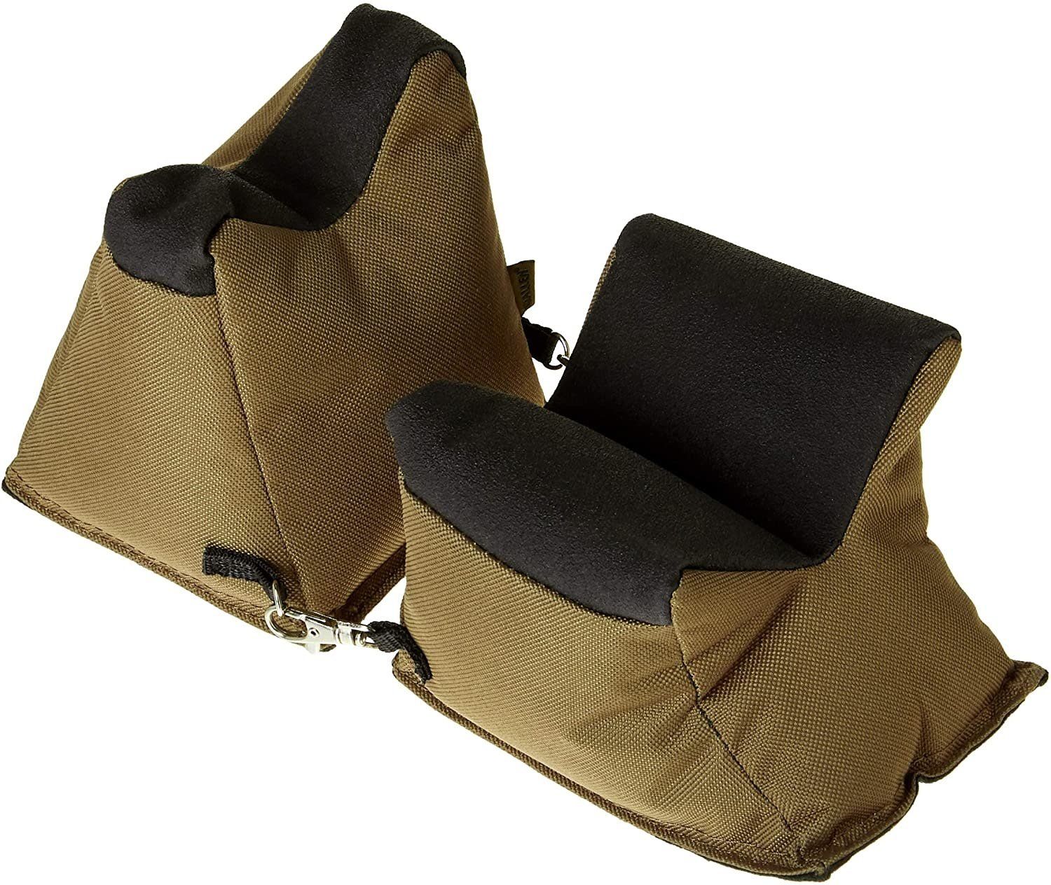 Allen Shooter&#39;s Rest Front and Rear Bag Prefilled Brown
