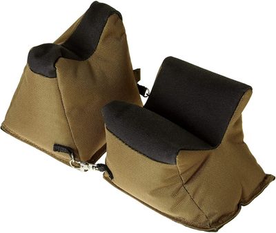 Allen Shooter&#39;s Rest Front and Rear Bag Prefilled Brown