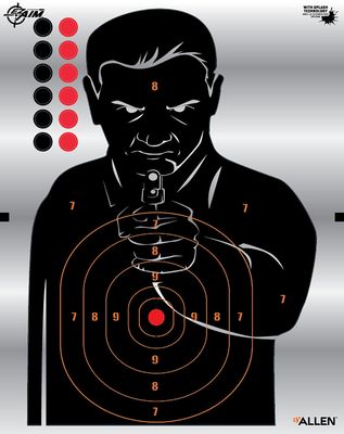 Allen Ez Aim Silhouette Target 4/Pack