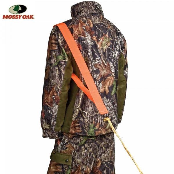 Mossy Oak Deer Drag Harness, Orange