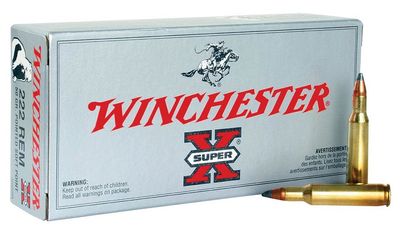Winchester Super-X 222 Remington 50 Grain Pointed Soft Point