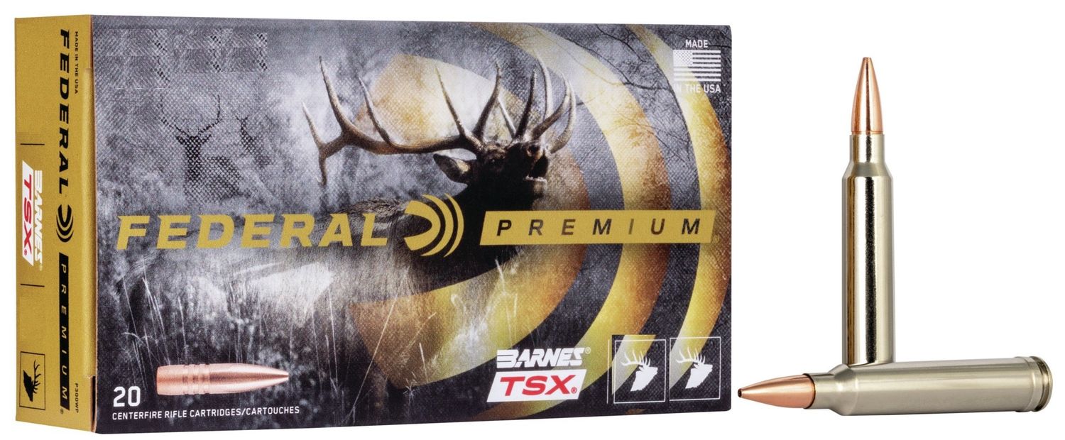 Federal Premium  30-06 Springfield 180 Grain BarnesTSX