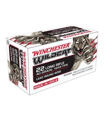 Winchester 22 LR 40 Grain Wildcat 50/Box