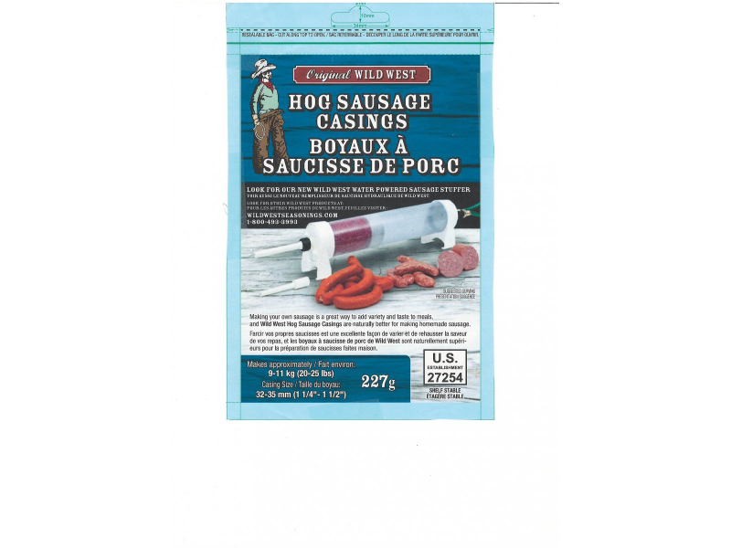 Wild West Hog Sausage Casing 227g