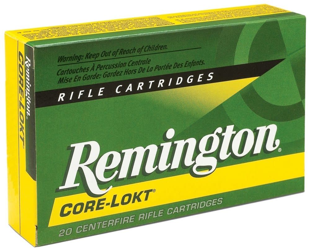 Remington Rifle Ammunition 30-06 Springfield 180 Grain Core-Lokt Soft Point 2700 fps