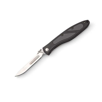 Havalon Knives Piranta-Z Replaceable Blade Knife with 12 Blades, Black