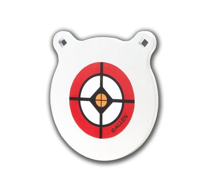 Allen EZ-Aim 1/8-Inch AR500 10&quot; Steel Gong Target White