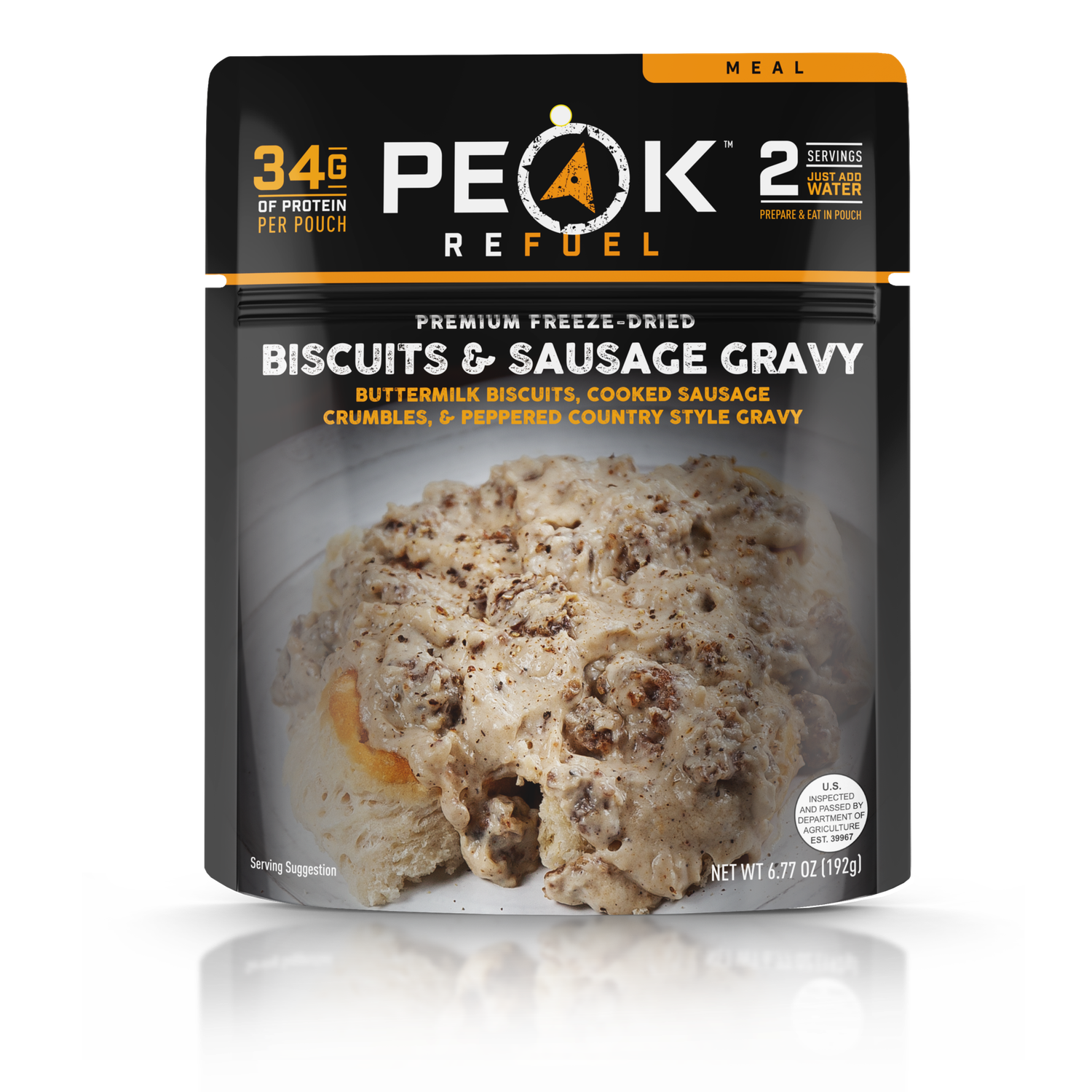 Peak Refuel Biscuits &amp; Gravy with Sausage - Pouch