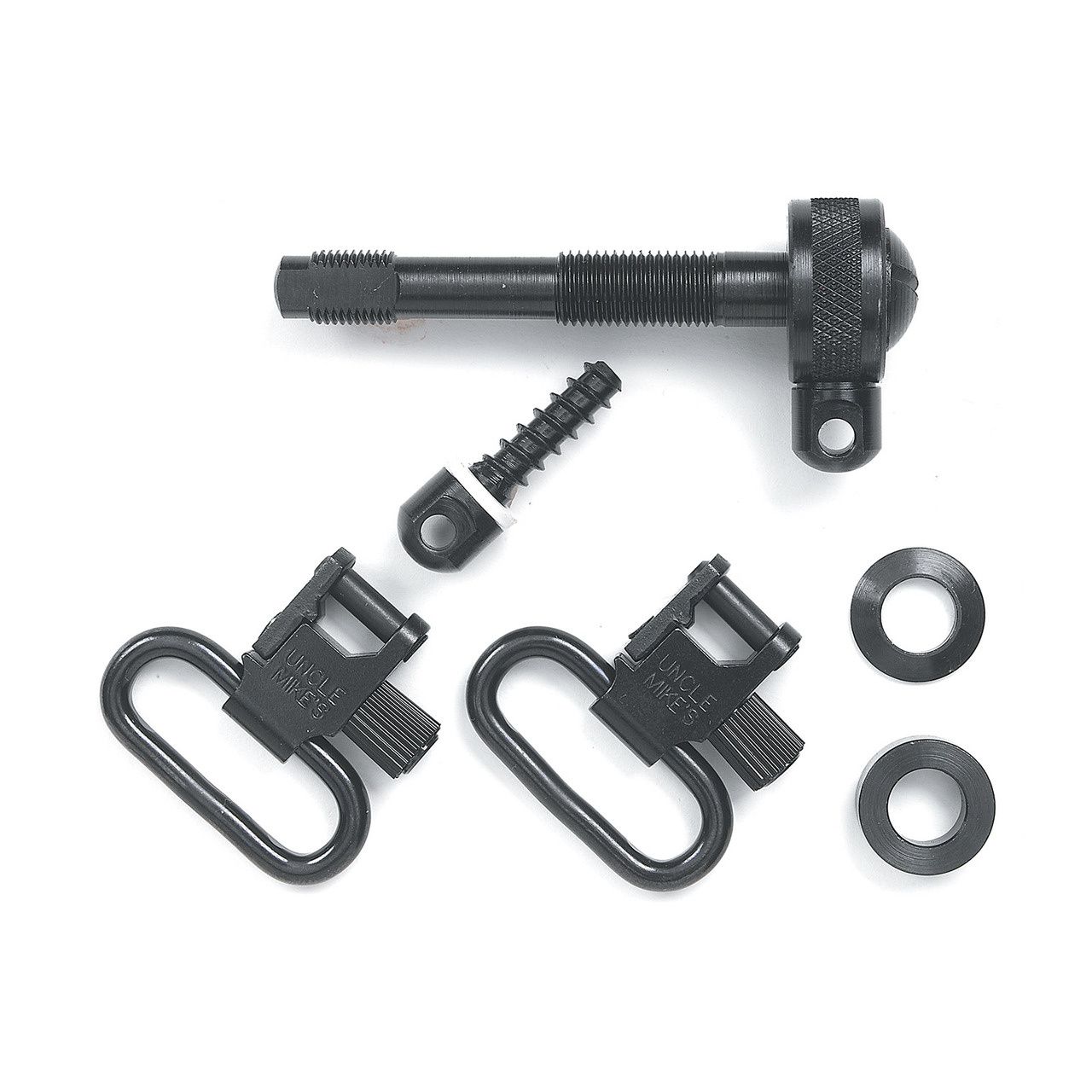 Uncle Mike&#39;s 1&quot; Quick-Detach Swivels, Matte, fits Remington Model 7400