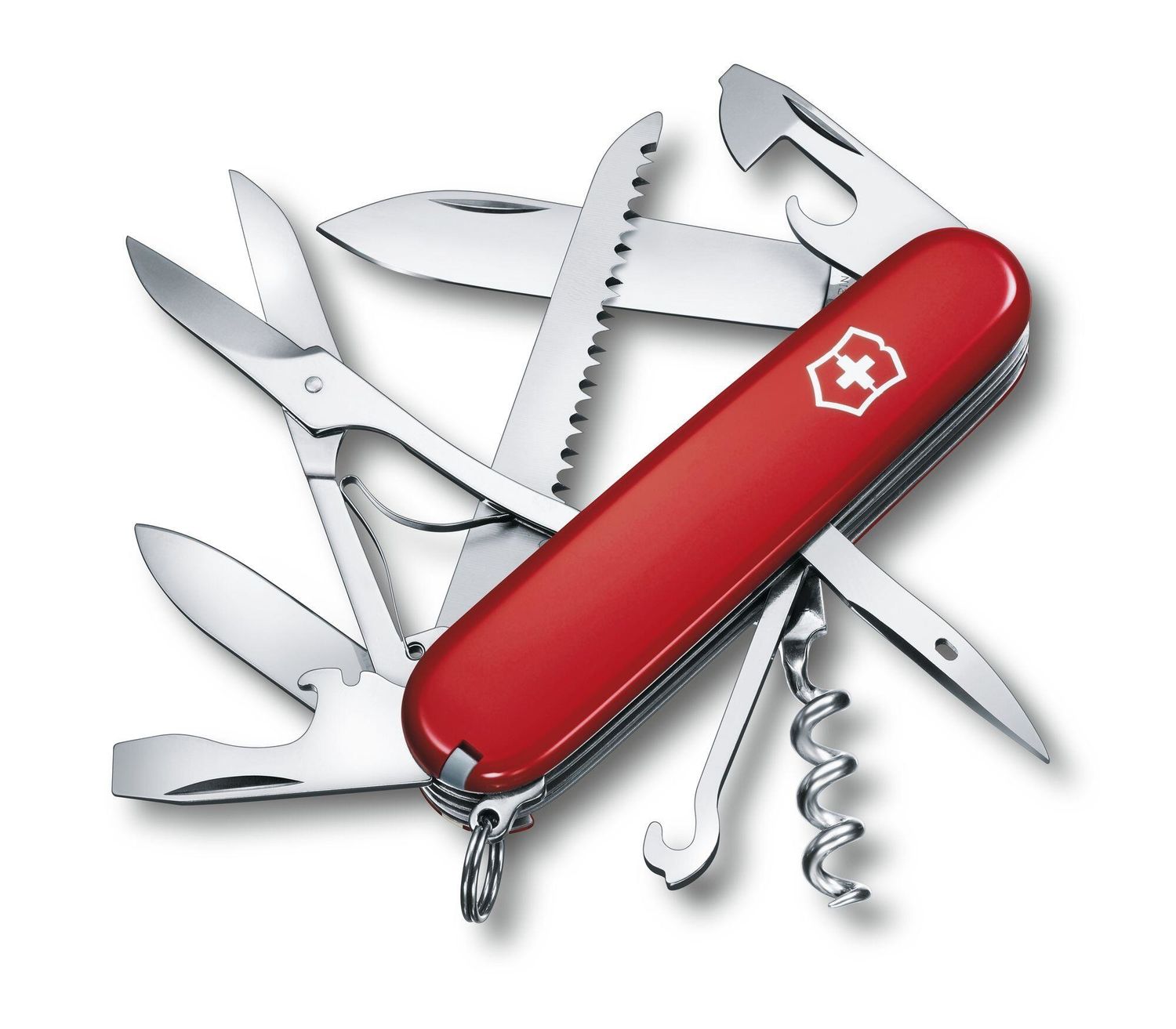 Victorinox Swiss Army Huntsman Multi-Function Knife Red