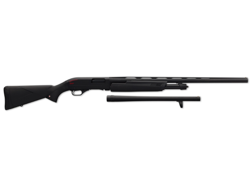 Winchester SXP Camp/Field Combo Pump-Action Shotgun, 18&quot; and 28&quot; Barrels, Synthetic Stock, 12 Gauge (512257392)