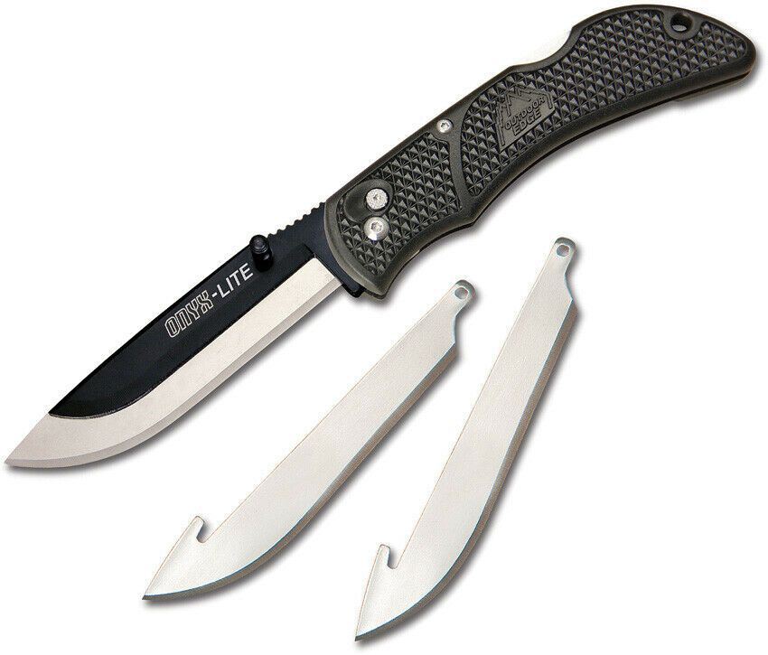 Outdoor Edge 3.5&quot; Onyx EDC Knife, Black