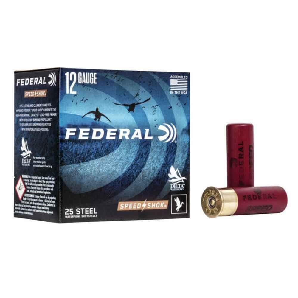 Federal 12 Gauge 3&quot; 1 1/8 Oz 4 Steel Shot