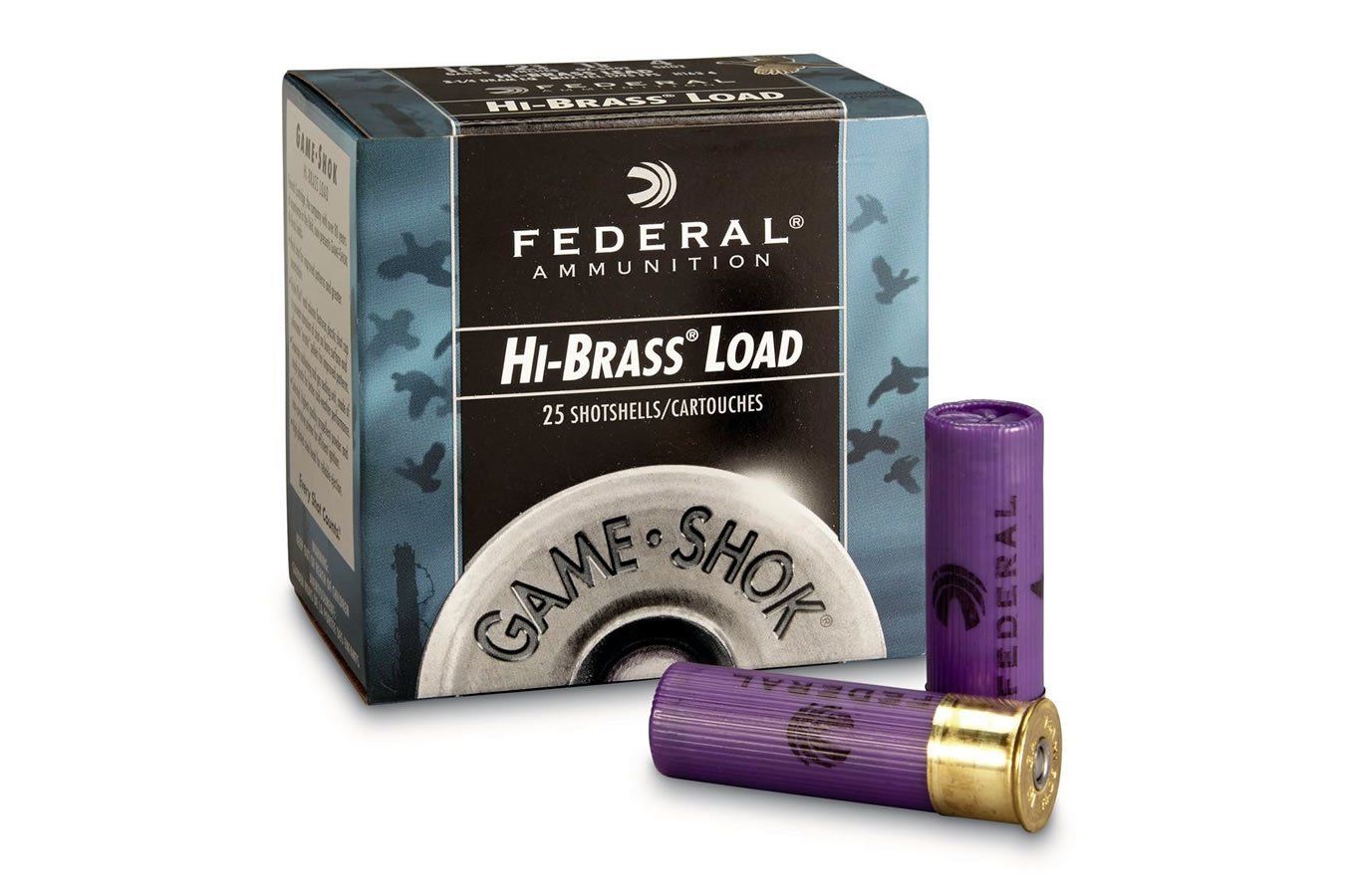 Federal Upland Hi Brass 16 Gauge 2 3/4&quot; 1 1/8 #4 Lead Shot