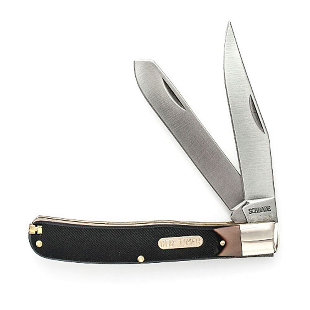 Schrade Old Timer 33OT Bearhead Plain Edge Pocket Knife