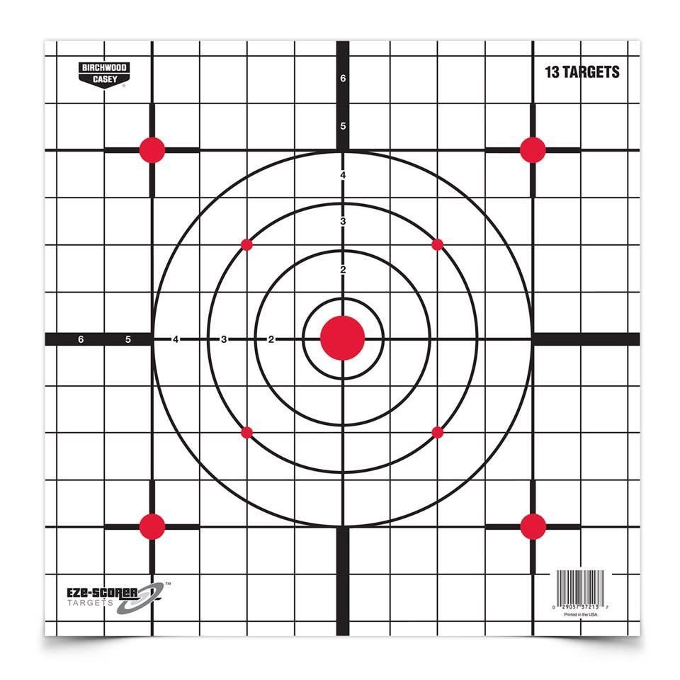 Birchwood Casey EZE-SCORER 12&quot; Sight-In Targets
