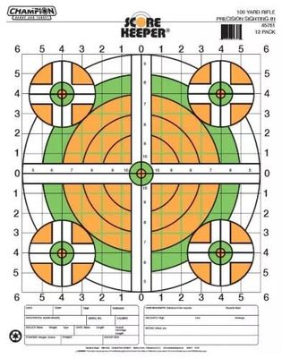 Champion 100 Yard Sight-in Targets (Single)