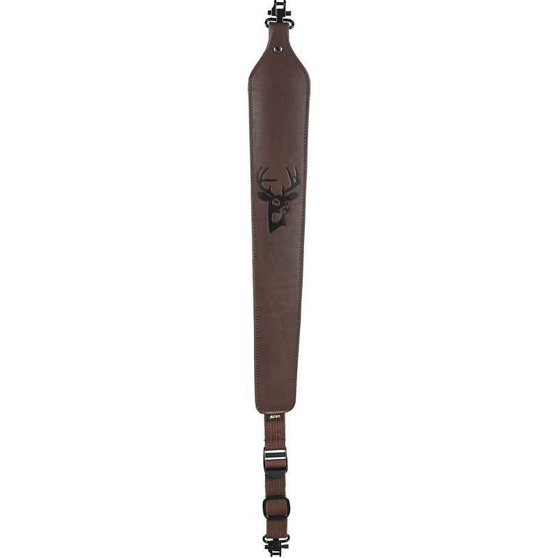 Allen Cobra Padded Tanned Leather Rifle Sling with Swivels