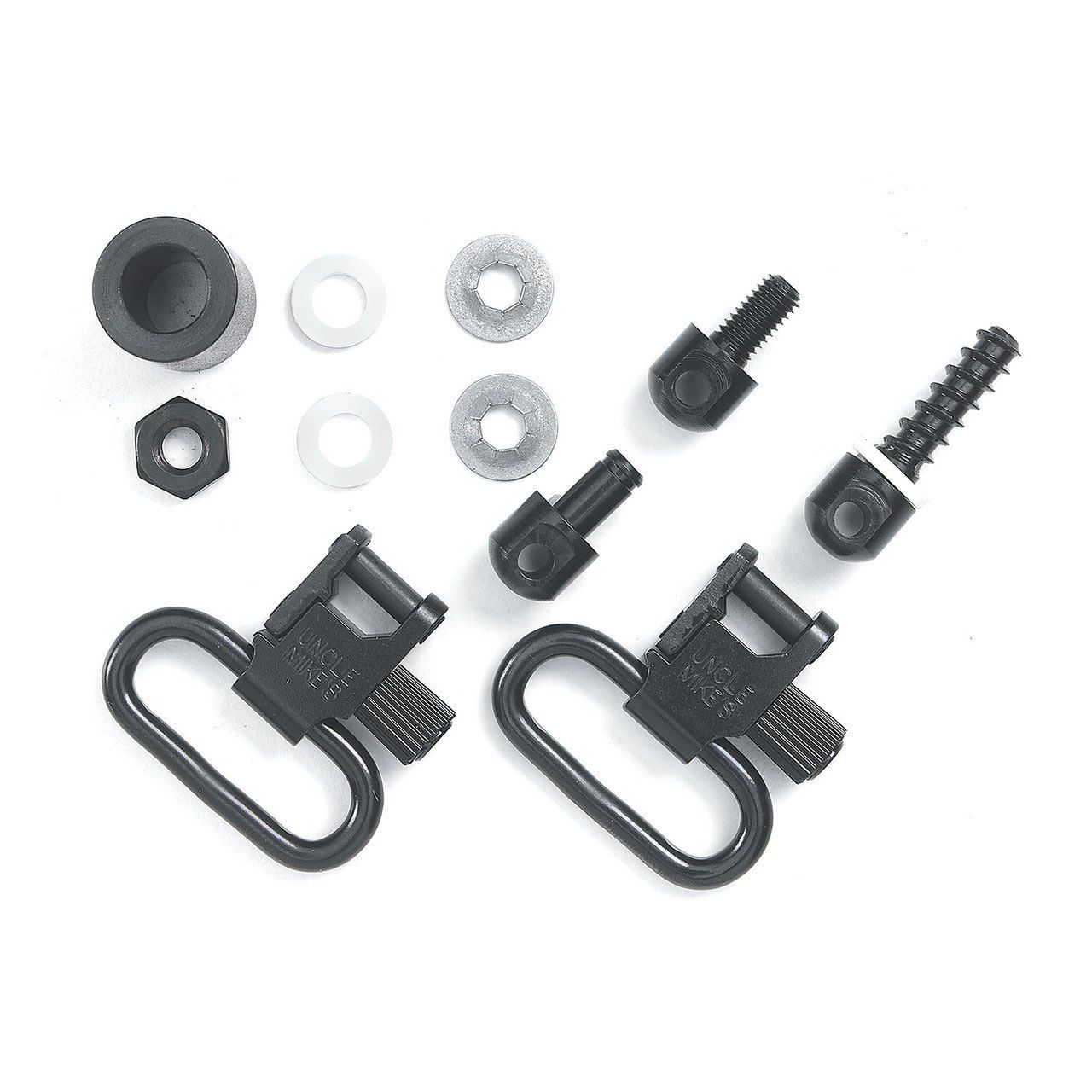 Uncle Mike&#39;s 1&quot; Quick-Detach Swivels, Matte for Most Pumps &amp; Auto Shotguns