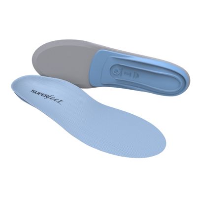 Superfeet BLUE All-Purpose Comfort Insoles for Flat Feet &amp; Plantar Fasciitis