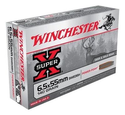 Winchester 6.5x55 Grain Swedish 140 Grain PPSP
