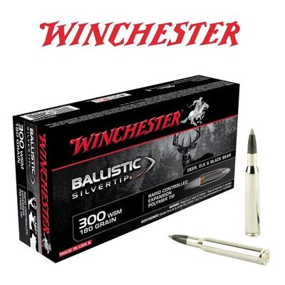 Winchester 300 WSM 180 Grain Ballistic Silver Tip