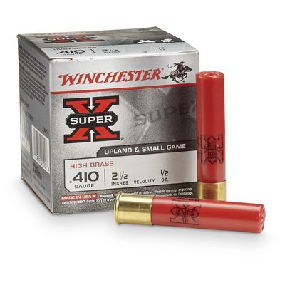 Winchester 410 Gauge 2.5&quot; 1/2 Oz #6 Lead Shot