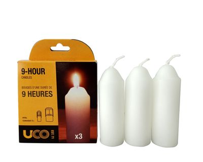 UCO 9 Hour Candles 3/Pack