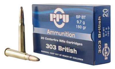 PPU 303 British 150 Grain Jacketed Soft Point