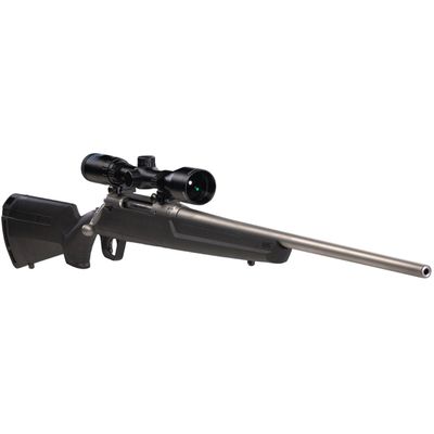 Savage Axis II XP Stainless Bolt-Action Rifle with Bushnell Banner 3-9x40mm scope