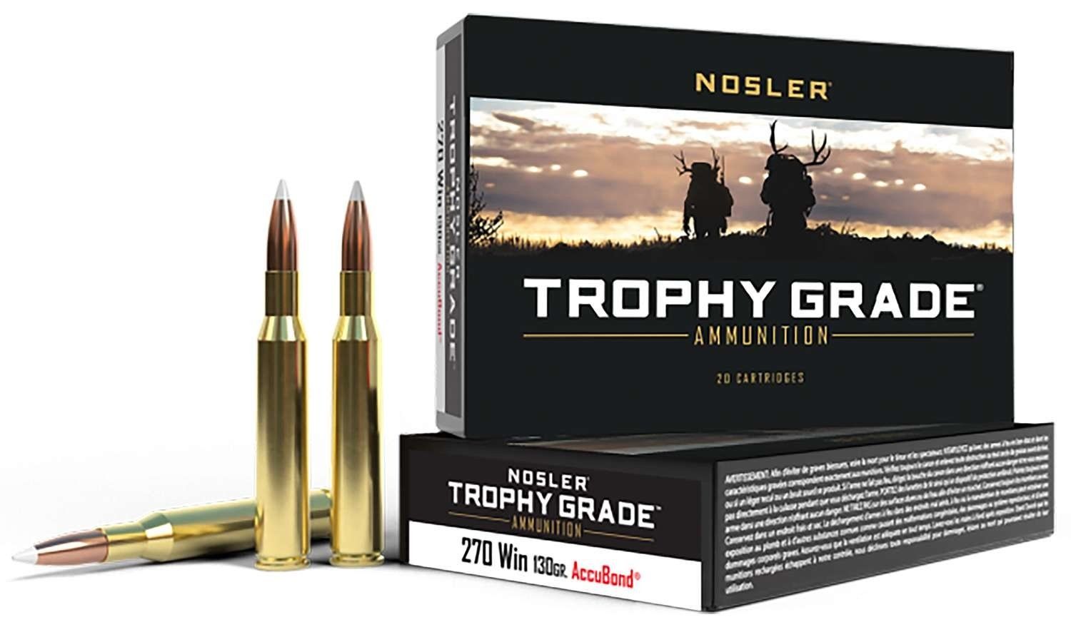 Nosler Trophy Grade 270 Win 130 Grain  AccuBond
