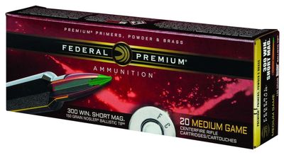 Federal Premium 300 WSM 150 Grain Nosler Ballistic Tip