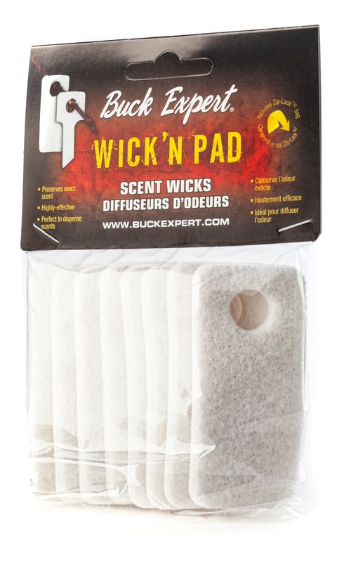 Buck Expert Wick&#39;N Pads, 8/Pack