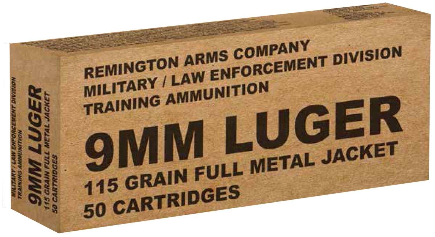 Remington 9mm Luger 115 Grain  FMJ