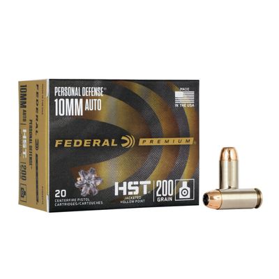 Federal 10mm Auto 200 Grain HST JHP