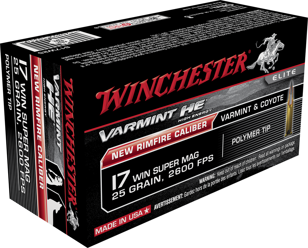 Winchester 17 WSM 25 Grain Varmint HE Super