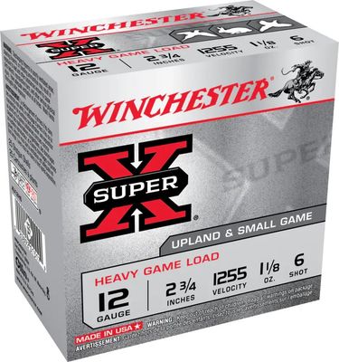 Winchester 12 Gauge 2 3/4&quot; #6 Lead Shot