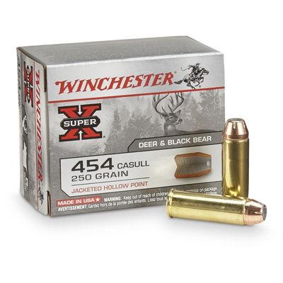 Winchester 454 Casull 250 Grain  JHP