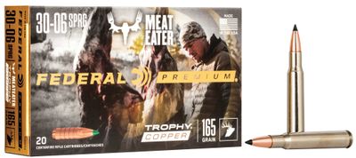 Federal Premium 30-06 Springfield 165 Grain Trophy Copper