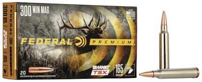 Federal 300 Win Mag 165 Grain Barnes TSX