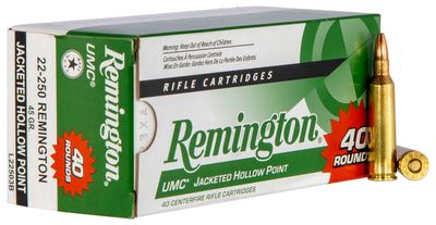 Remington 22-250 Rem 45 Grain JHP