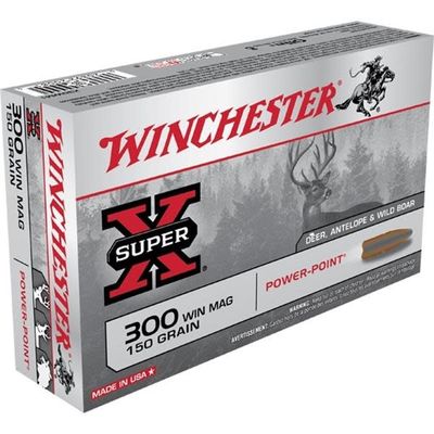 Winchester 300 Winchester Mag 150 Grain Super-X Power-Point
