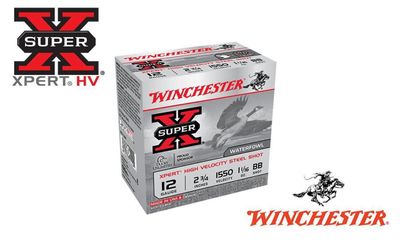 Winchester 12 Gauge 2 3/4&quot; 1 1/16 Oz BB Steel Shot