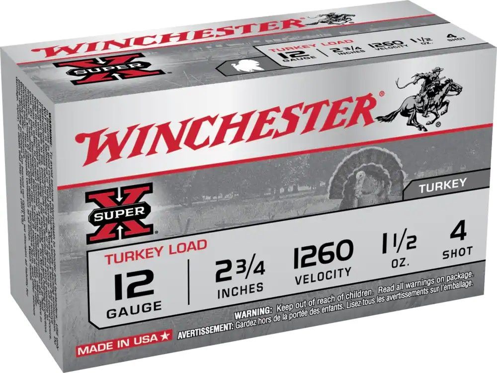 Winchester 12 Gauge 2 3/4&quot; #4 Lead Shot