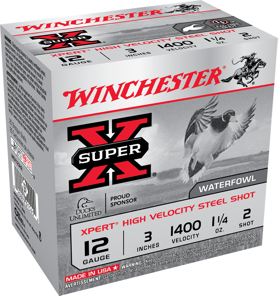 Winchester 12 Gauge 3&quot; 1 1/4 Oz #2 Steel Shot