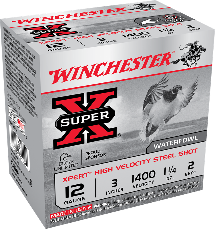 Winchester 12 Gauge 3&quot; 1 1/4 Oz #2 Steel Shot
